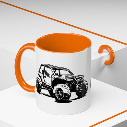 Off The Beaten Path Side By Side 2-Tone Coffee Mug