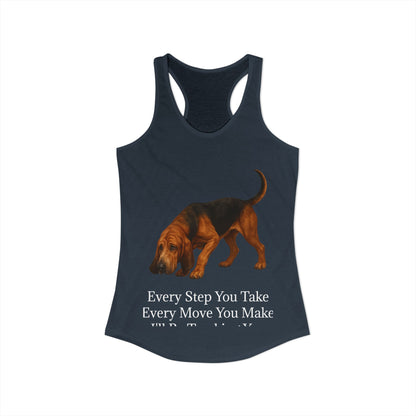 Tracking You Women's Racerback Tank