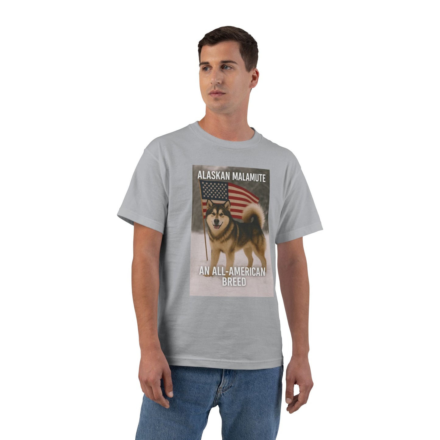 All-American Breed Men's Short-Sleeve Crewneck Tee