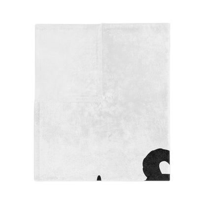 My Heart Beats For Malamutes Velveteen Microfiber Blanket
