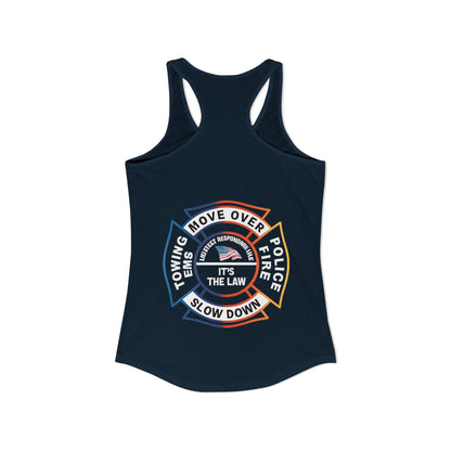 Let First Responders Live Women's Racerback Tank