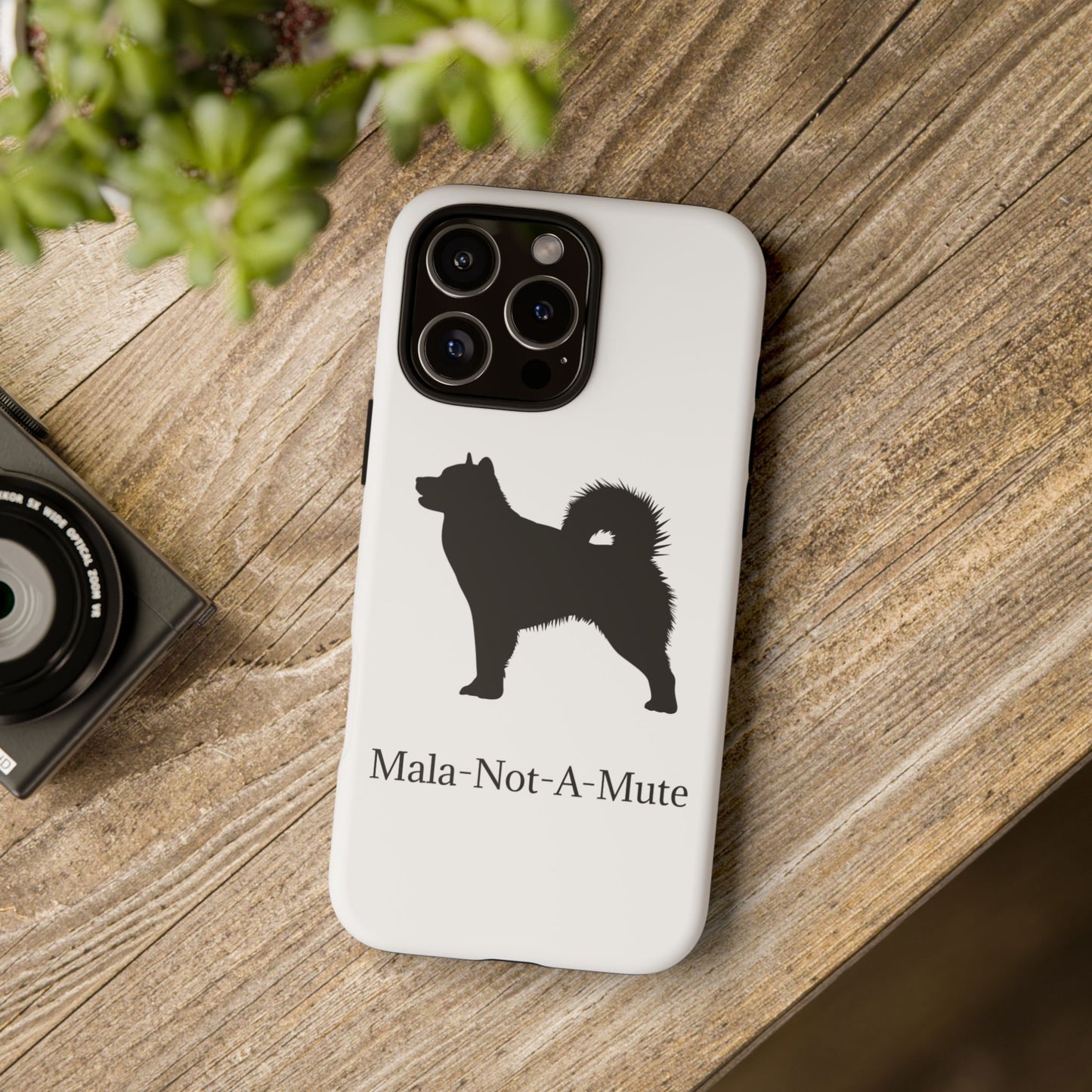 Mala-Not-A-Mute iPhone Case
