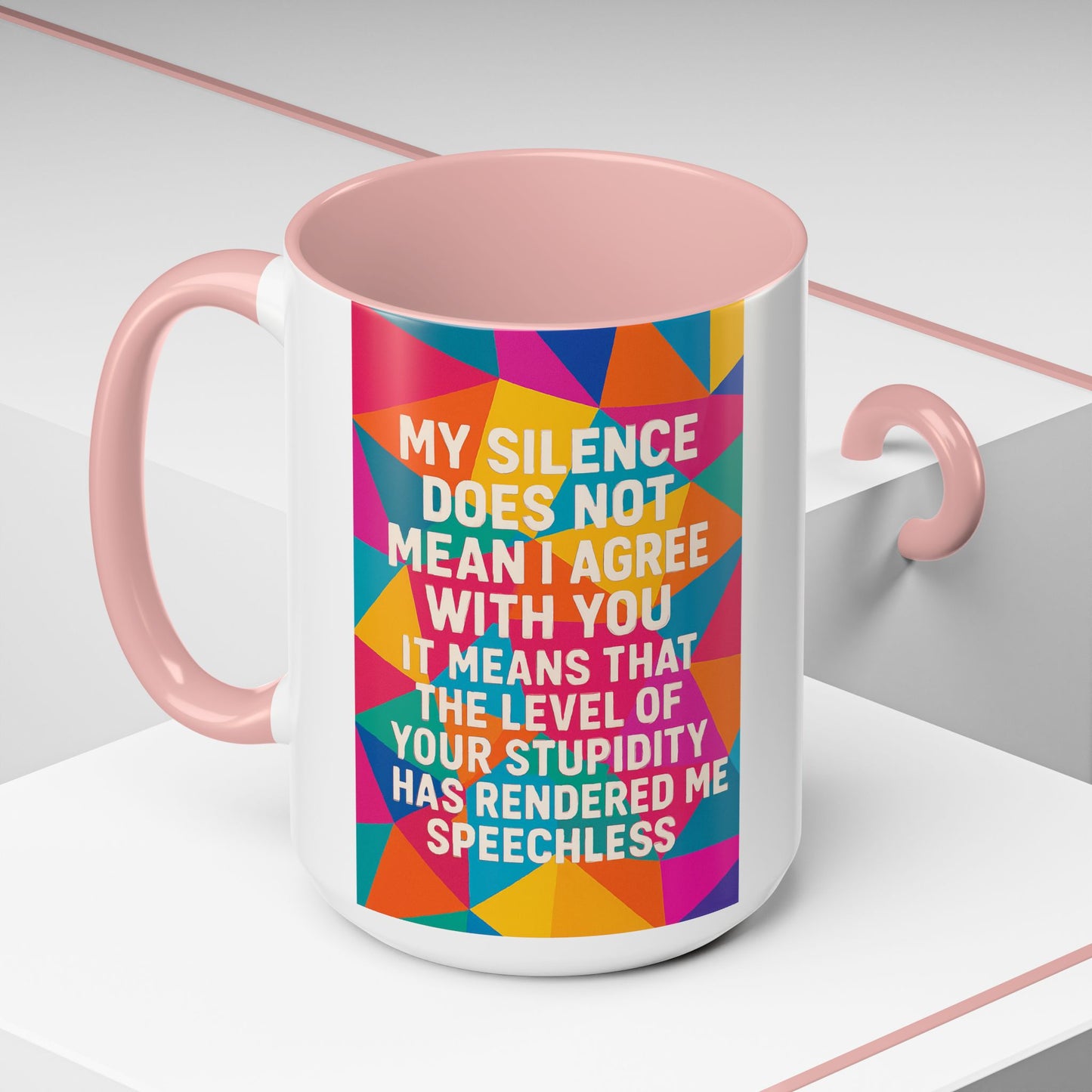 Speechless 2-Tone Coffee Mug
