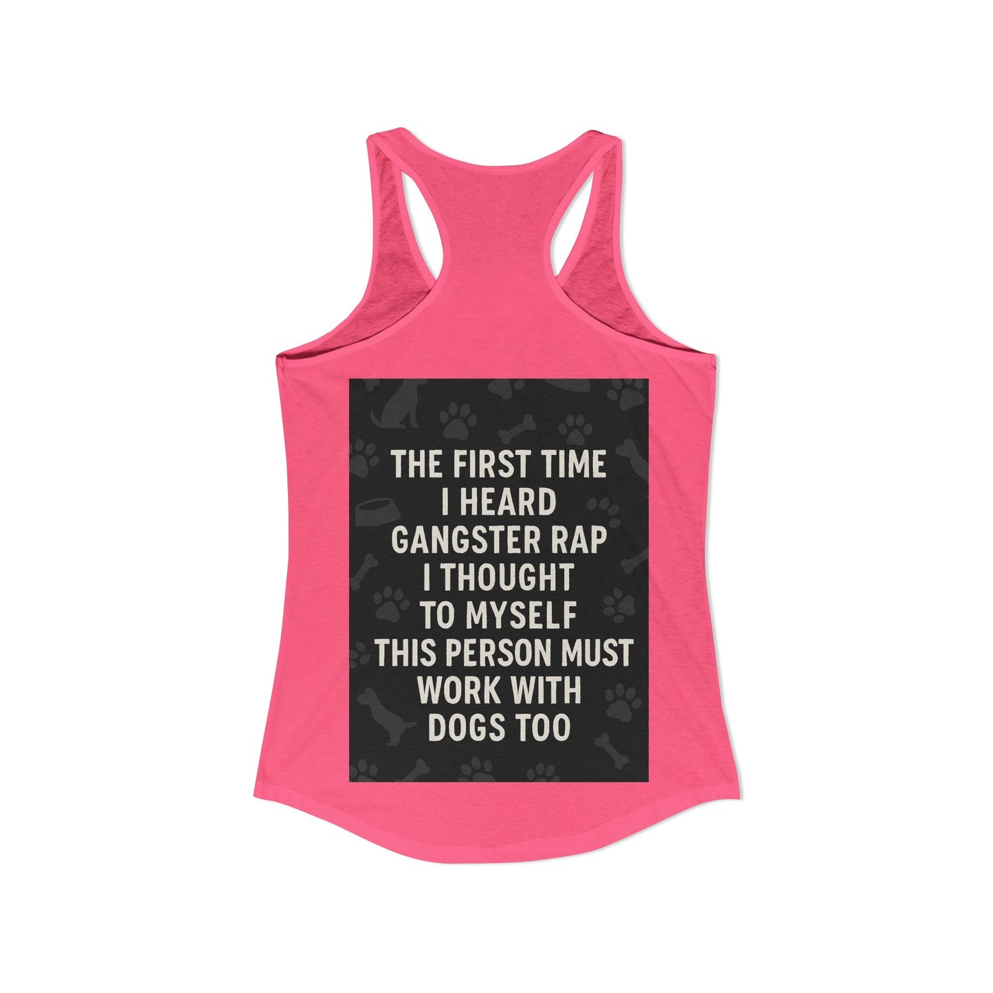 Gangster Rap Women's Racerback Tank