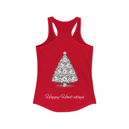 Happy Howl-idays Women's Racerback Tank
