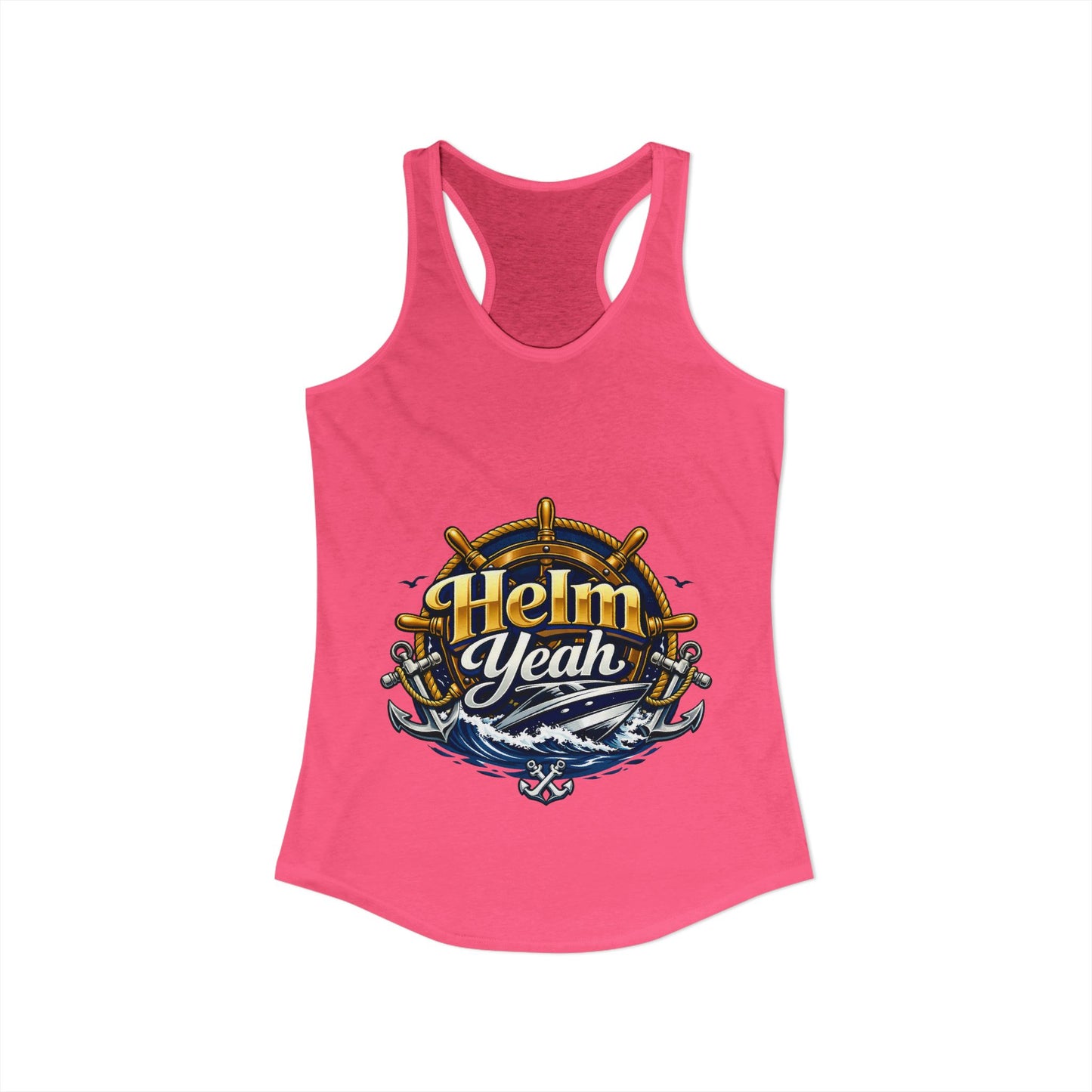 Helm Yeah Women's Racerback Tank