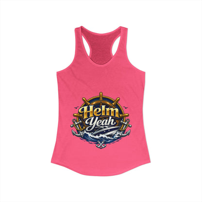 Helm Yeah Women's Racerback Tank