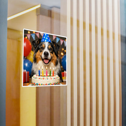 Birthday Buddy Aussie Vinyl Decal