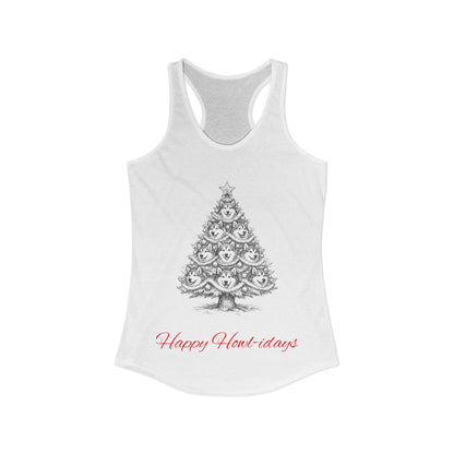 Happy Howl-idays Women's Racerback Tank