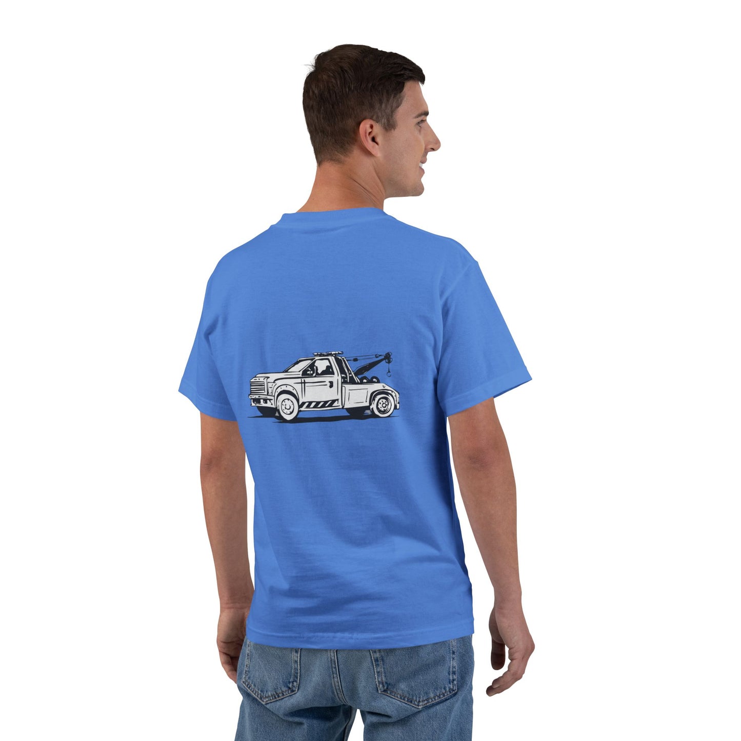 Wheel Lift Tow Truck Men's Short-Sleeve Crewneck Tee