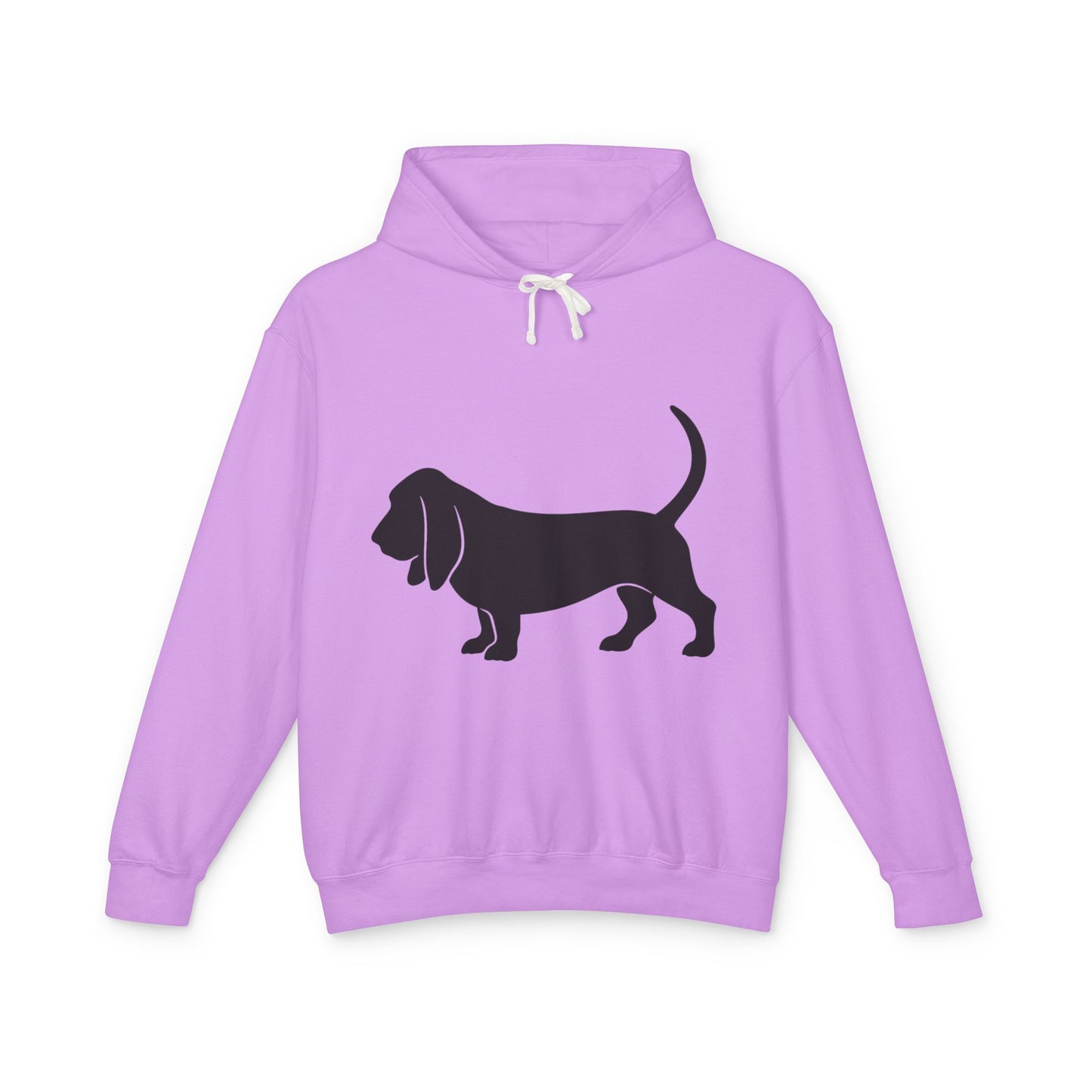 Basset Silhouette Unisex Lightweight Hoodie