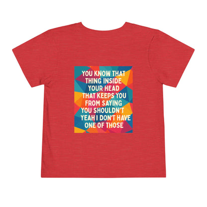 No Filter Toddler Unisex Short Sleeve Crewneck Tee