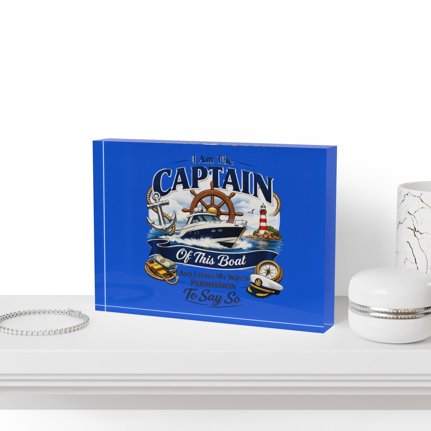 Captain Acrylic Photo Block