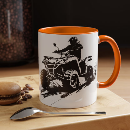 Slingin' Mud Quad 2-Tone Coffee Mug