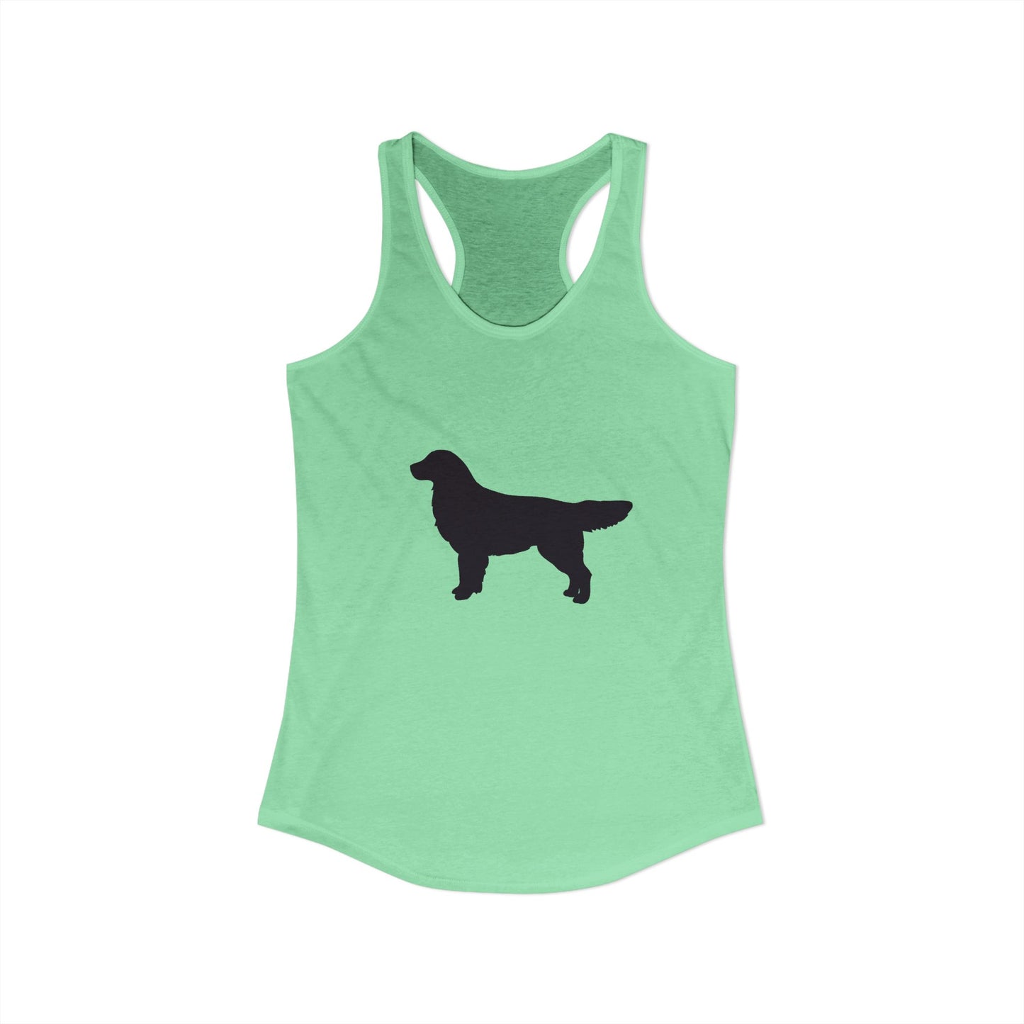 Golden Silhouette Women's Racerback Tank