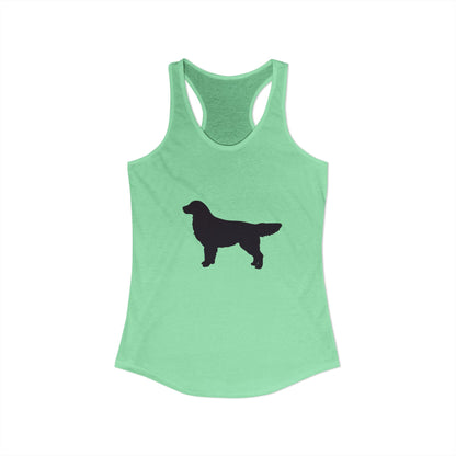 Golden Silhouette Women's Racerback Tank