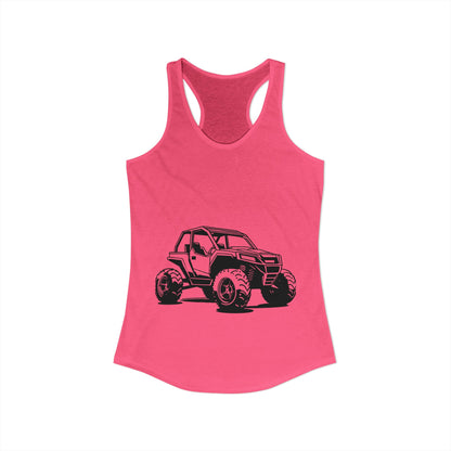 Off The Beaten Path Side By Side Women's Racerback Tank