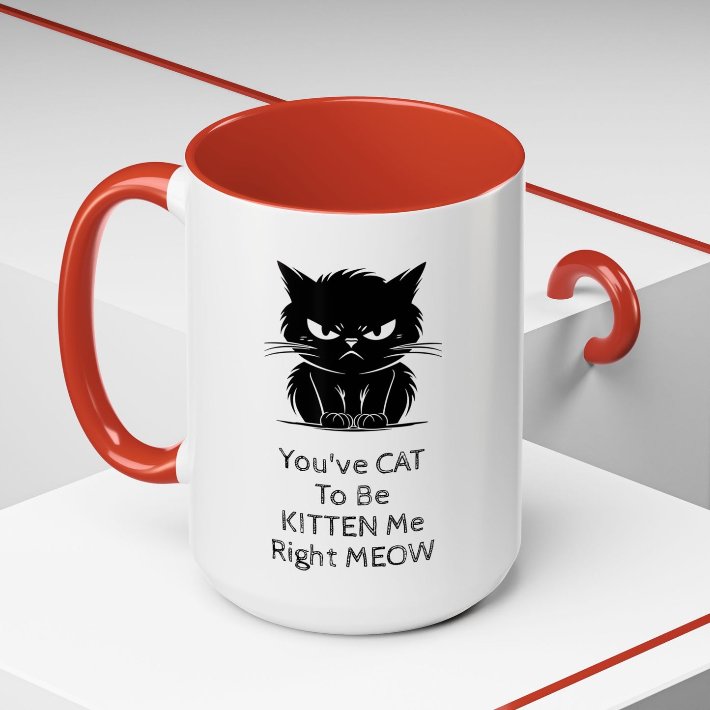 KITTEN Me 2-Tone Coffee Mug