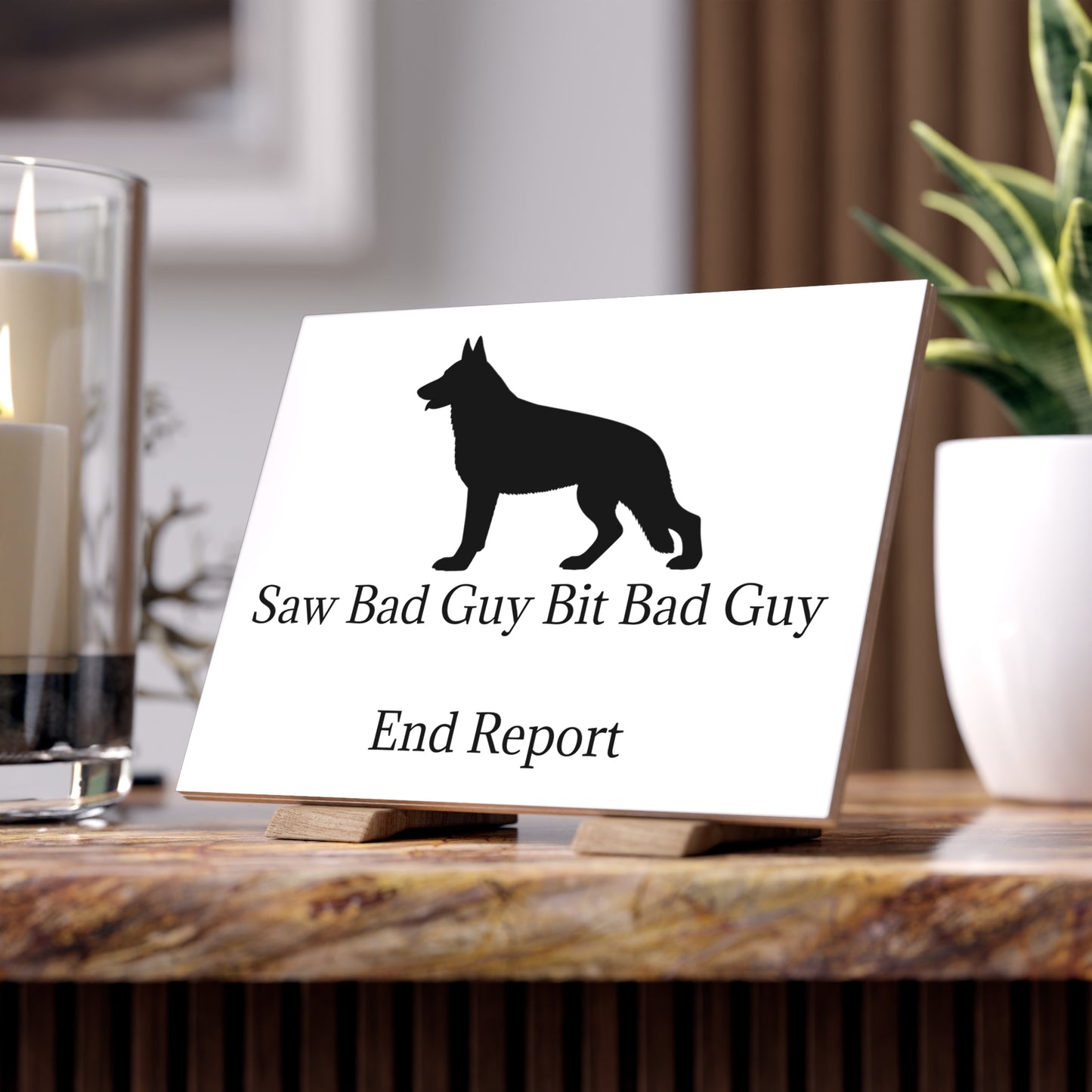 Bad Guy Ceramic Photo Tile