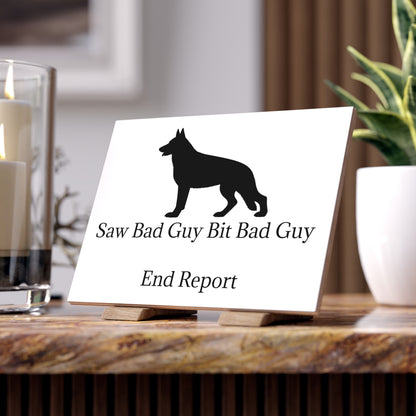 Bad Guy Ceramic Photo Tile