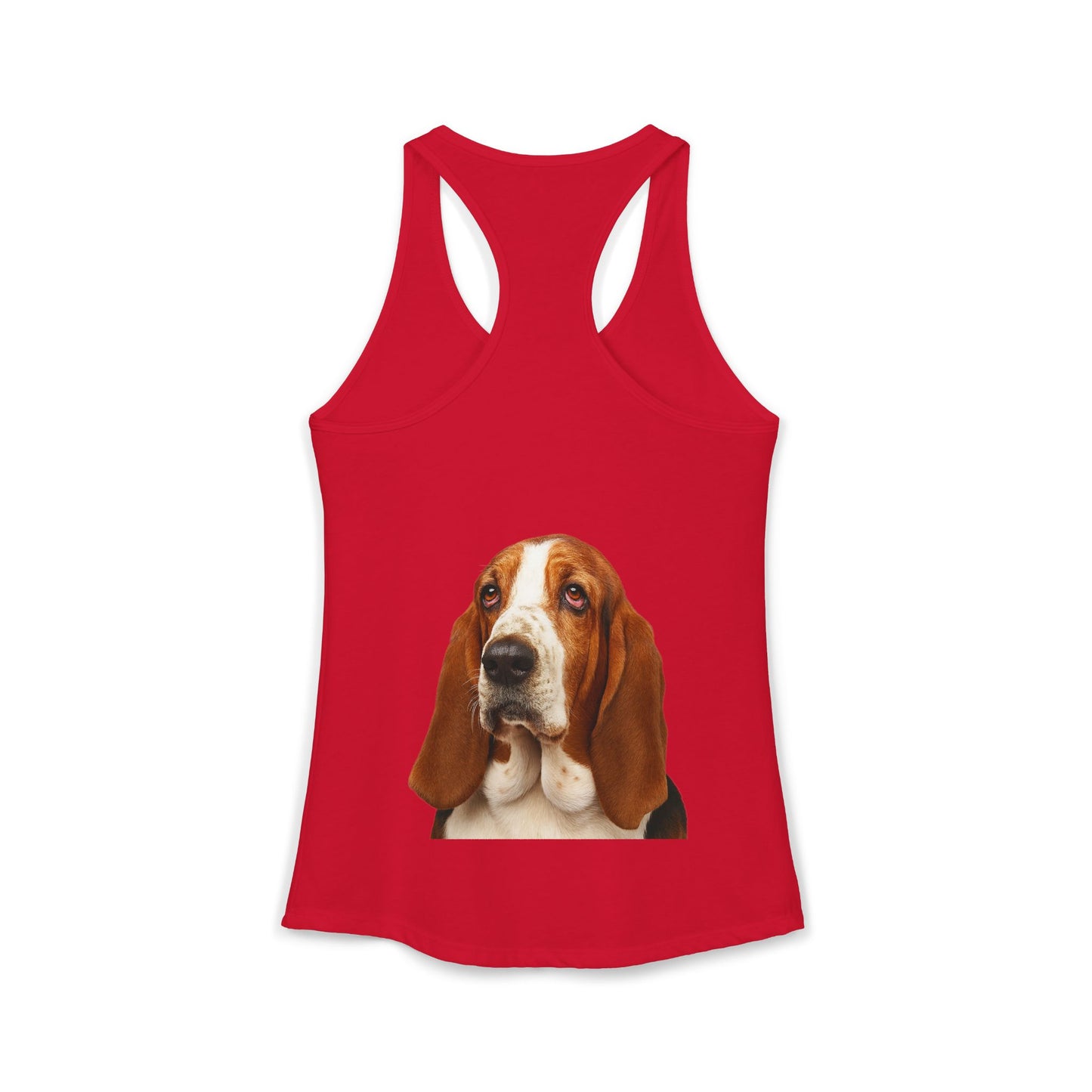 Basset Head Women's Racerback Tank