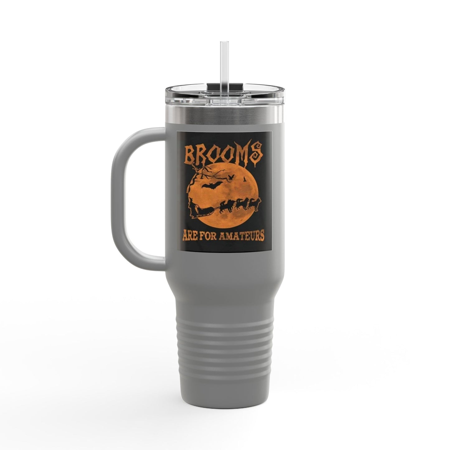 Brooms Are For Amateurs Insulated Travel Mug