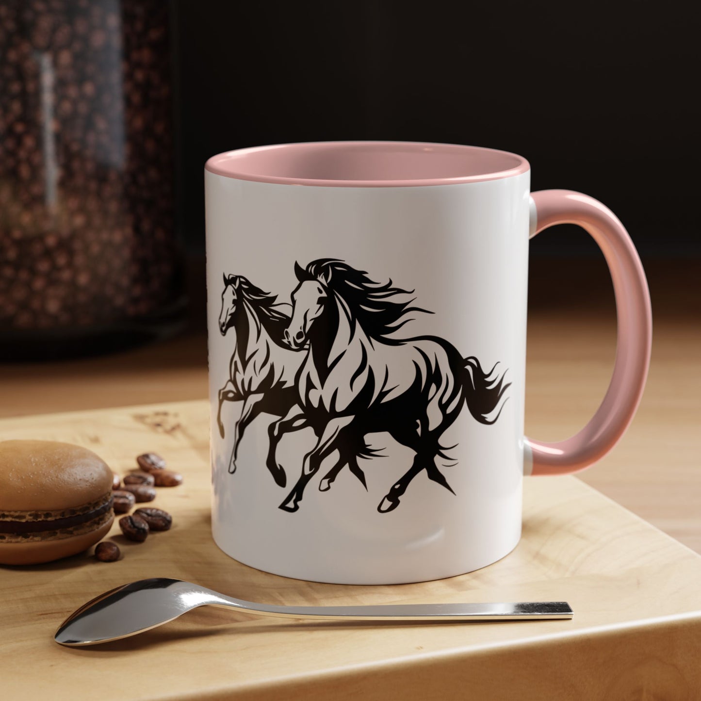 Horsin' Around 2-Tone Coffee Mug