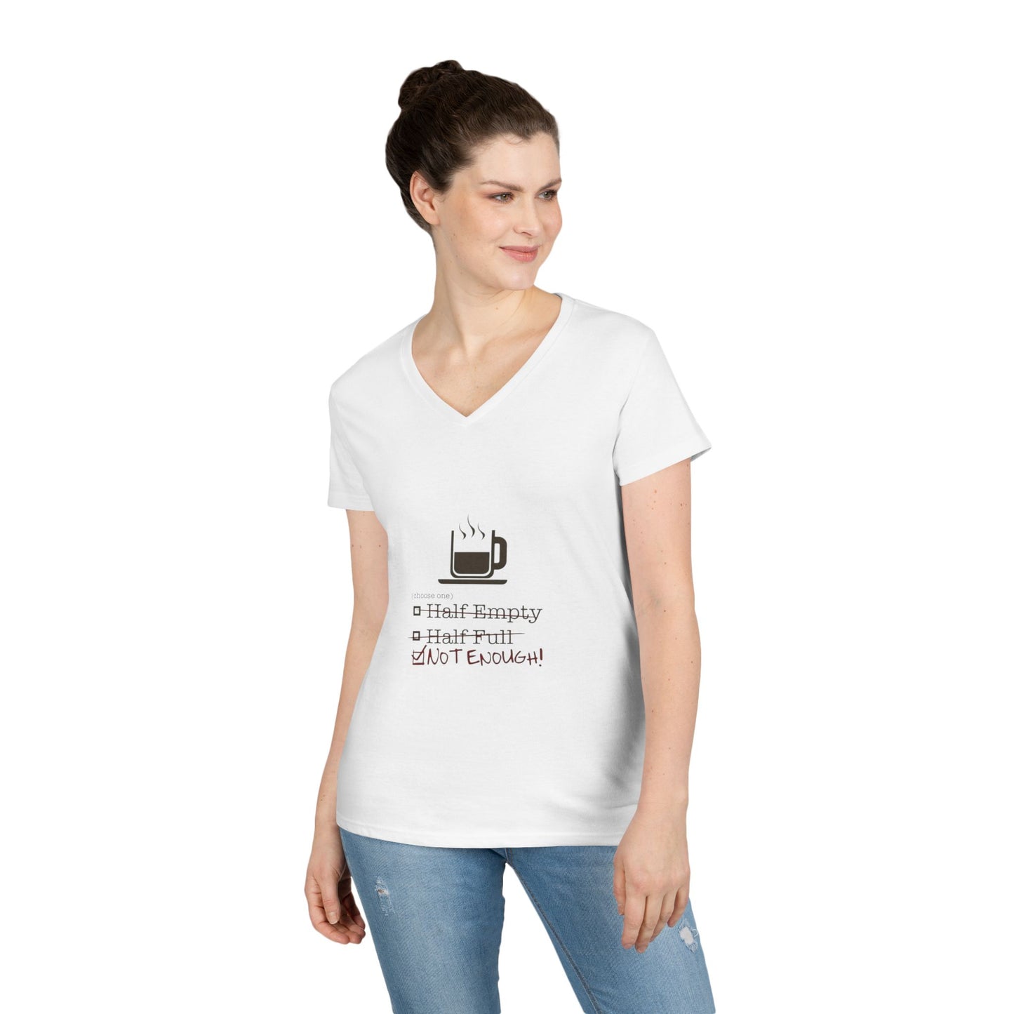 Not Enough Women's V-Neck T-Shirt