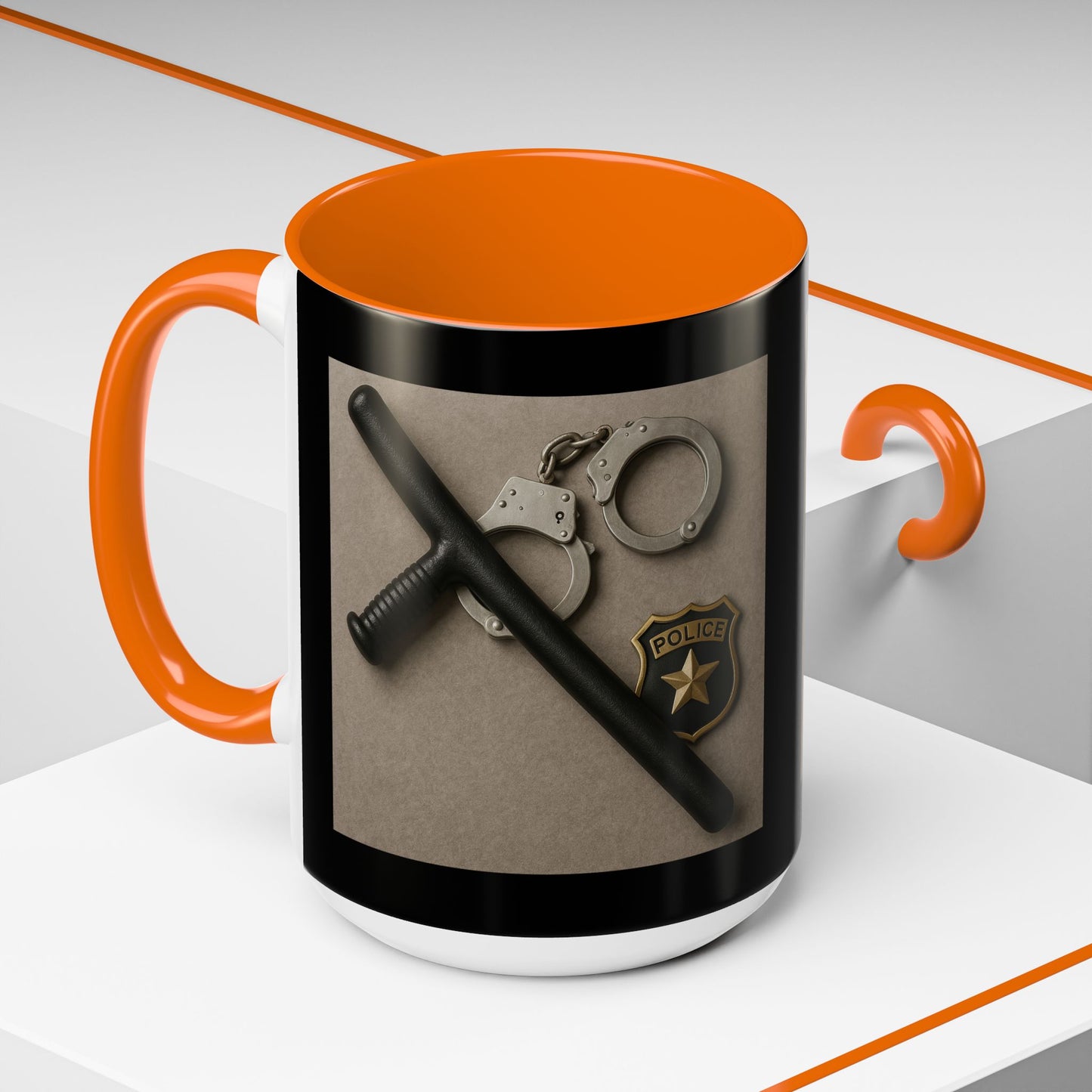 Law Enforcement Appreciation 2-Tone Coffee Mug