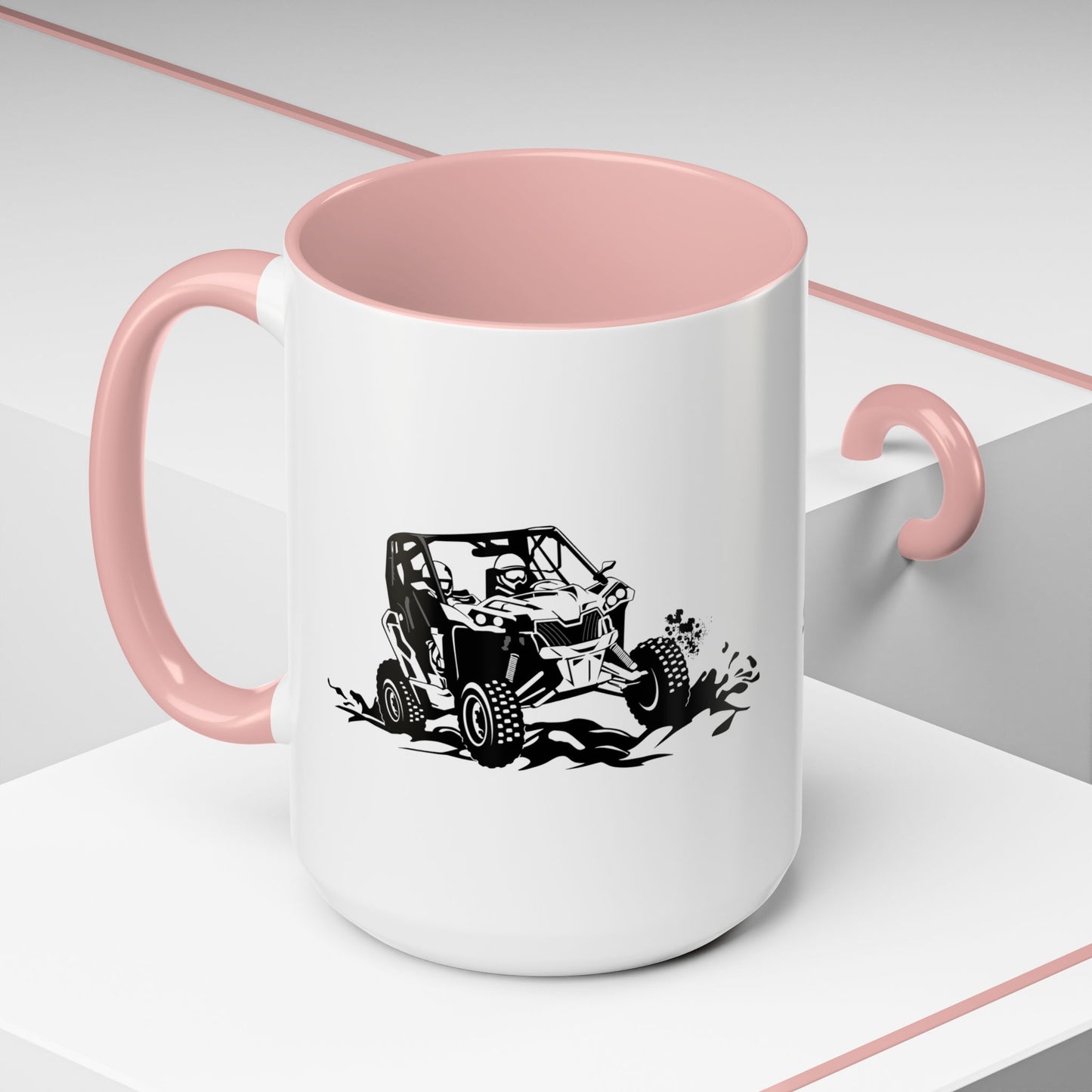 Slingin' Mud Side By Side 2-Tone Coffee Mug