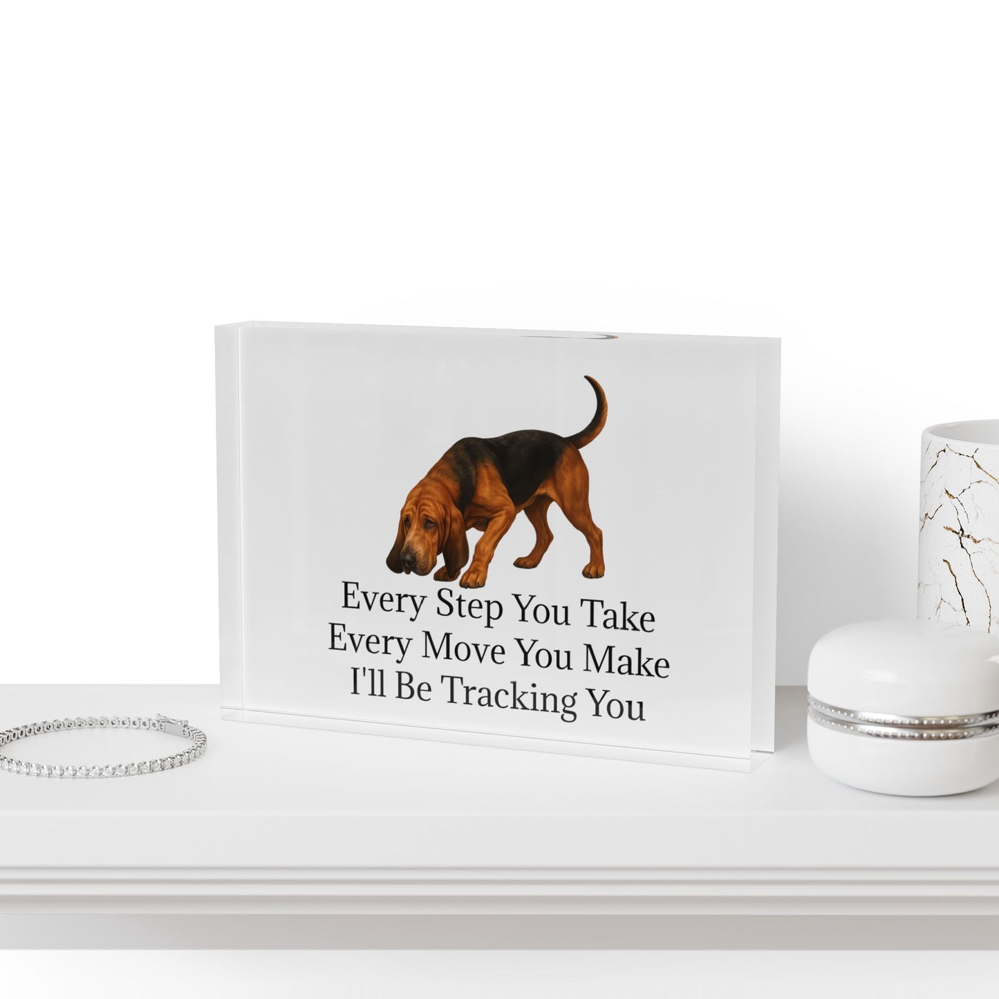 Tracking You Acrylic Photo Block