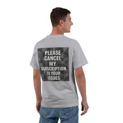 Cancel My Subscription Men's Short-Sleeve Crewneck Tee