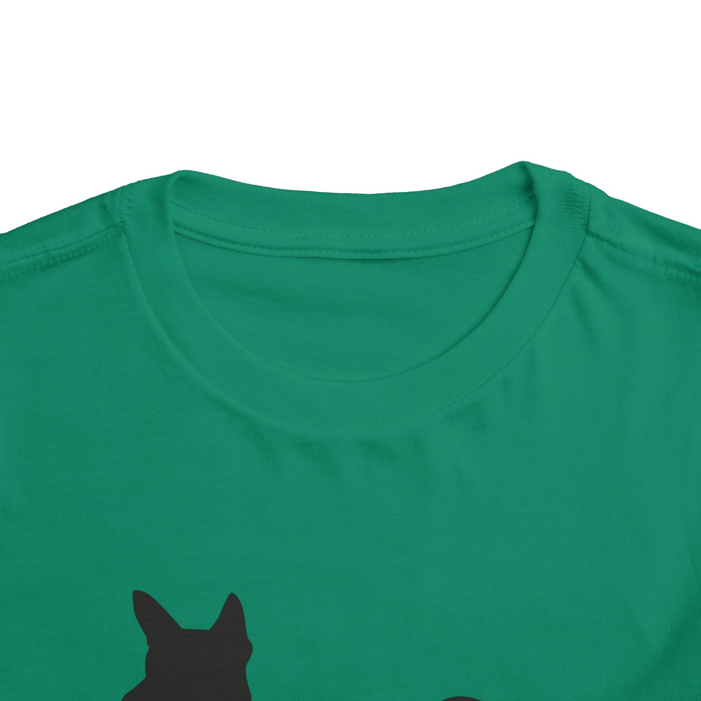 Basenji Silhouette Toddler Unisex Short Sleeve Crewneck Tee