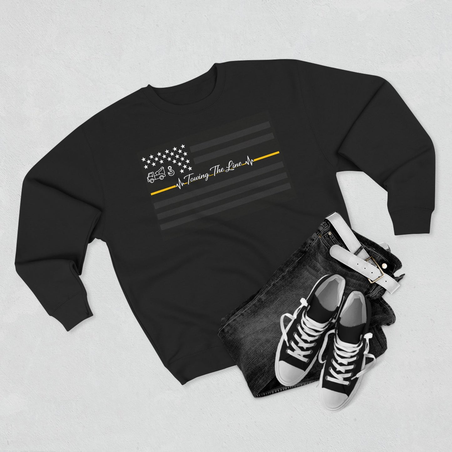 Thin Yellow Line Unisex Crewneck Sweatshirt