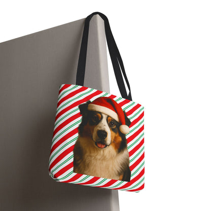 Santa Paws Aussie Tote Bag