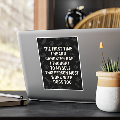Gangster Rap Vinyl Decal