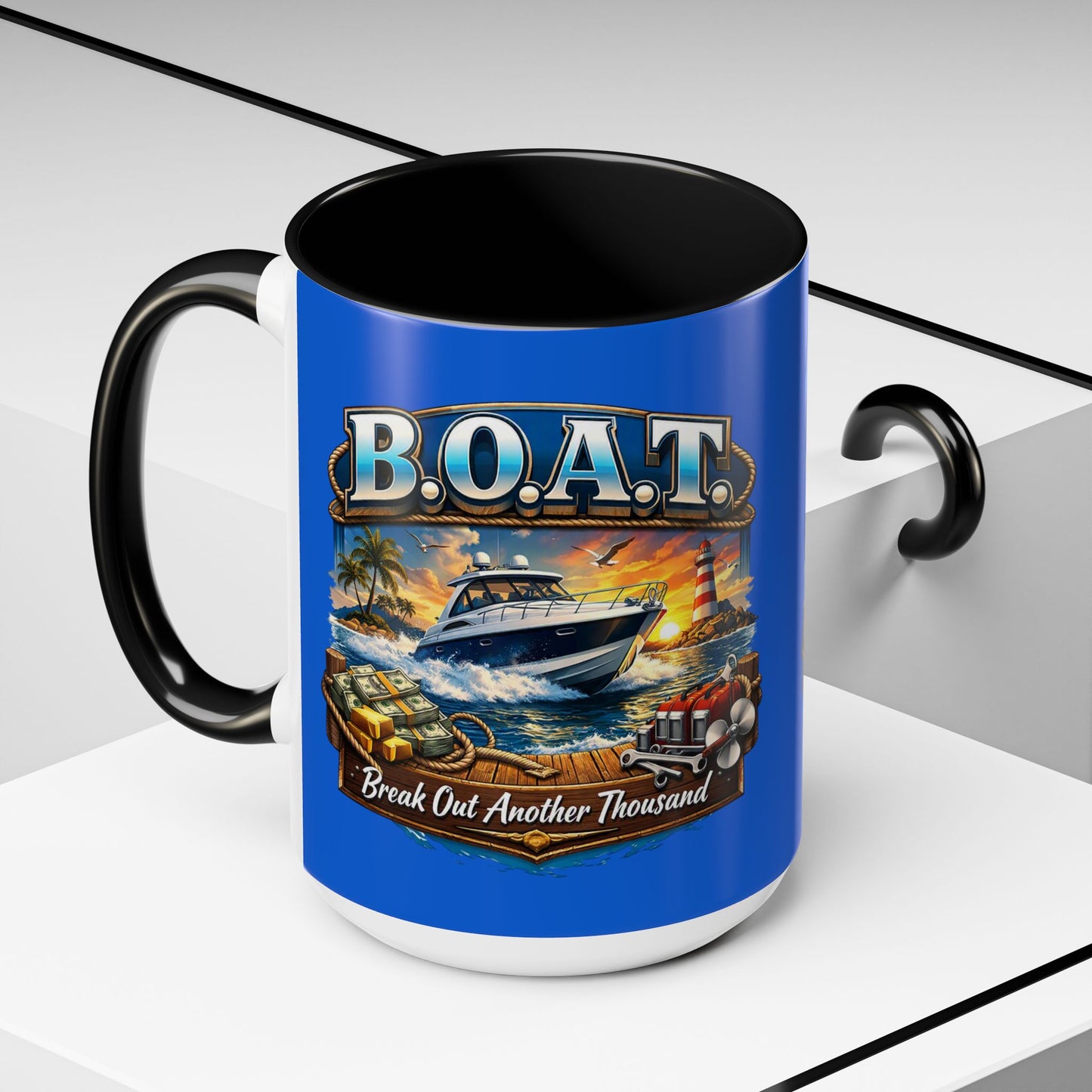 B.O.A.T. 2-Tone Coffee Mug