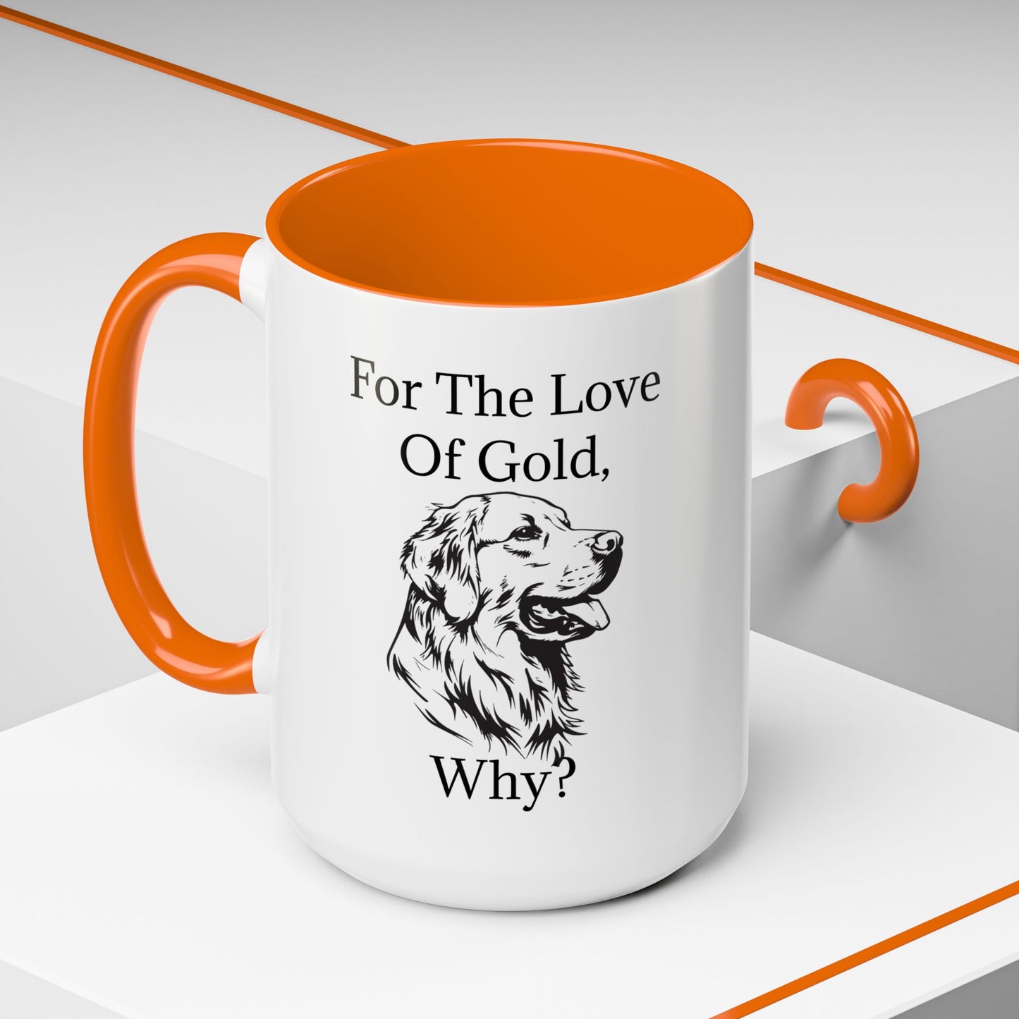 For The Love Of Gold 2-Tone Coffee Mug