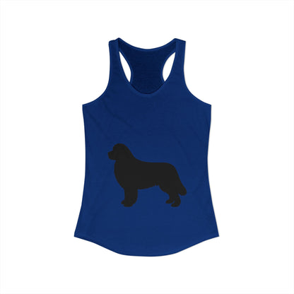 Newfie Silhouette Women's Racerback Tank