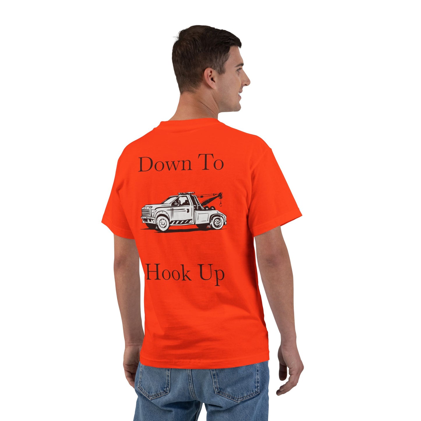 Down To Hook Up Men's Short-Sleeve Crewneck Tee