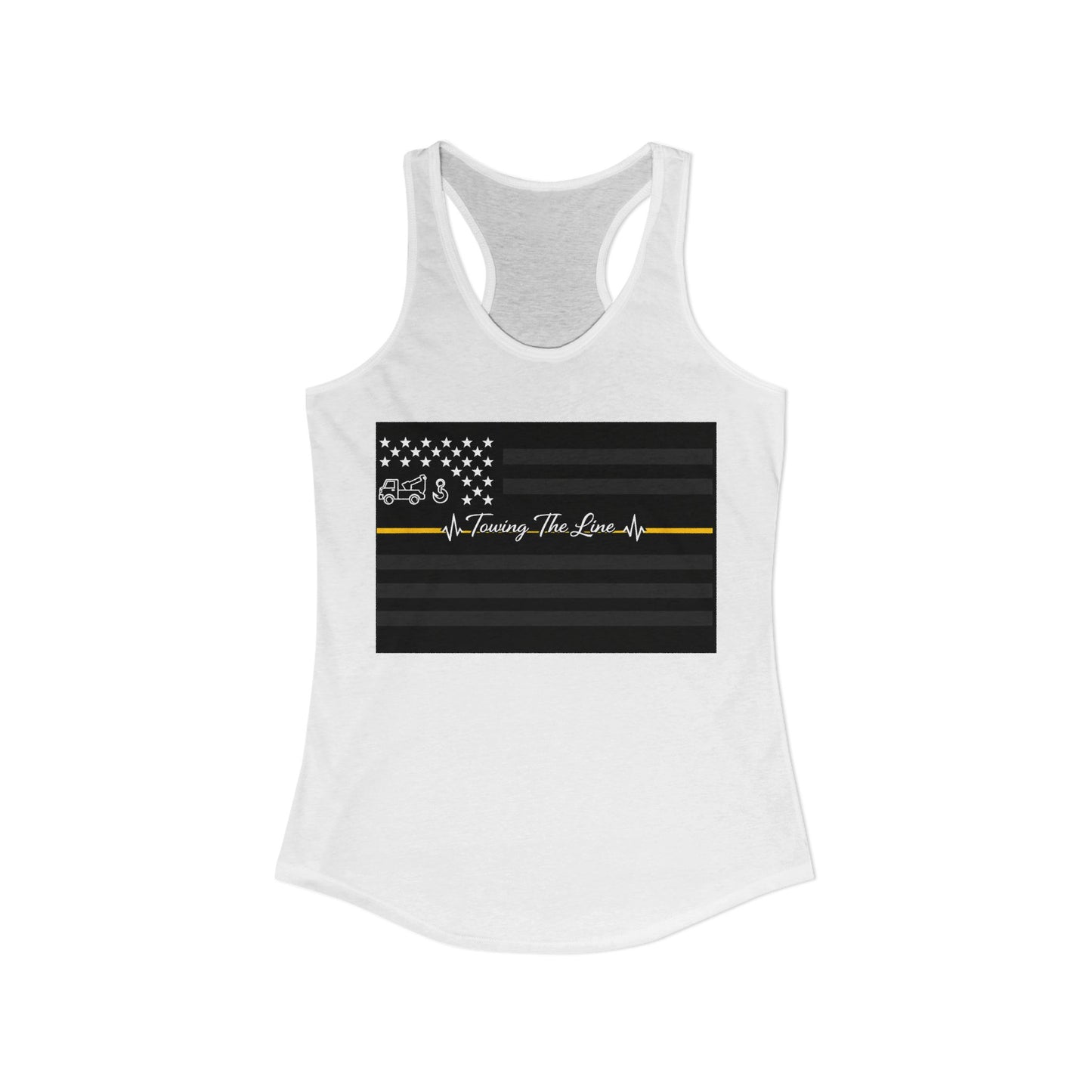 Thin Yellow Line Women's Racerback Tank