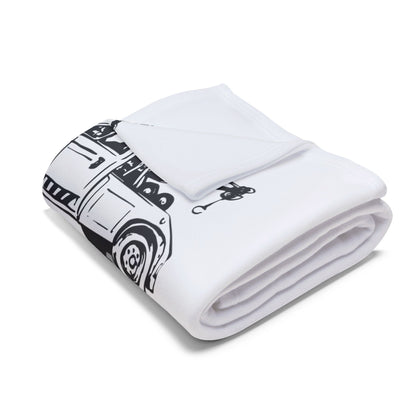 Wheel Lift Tow Truck Arctic Fleece Blanket