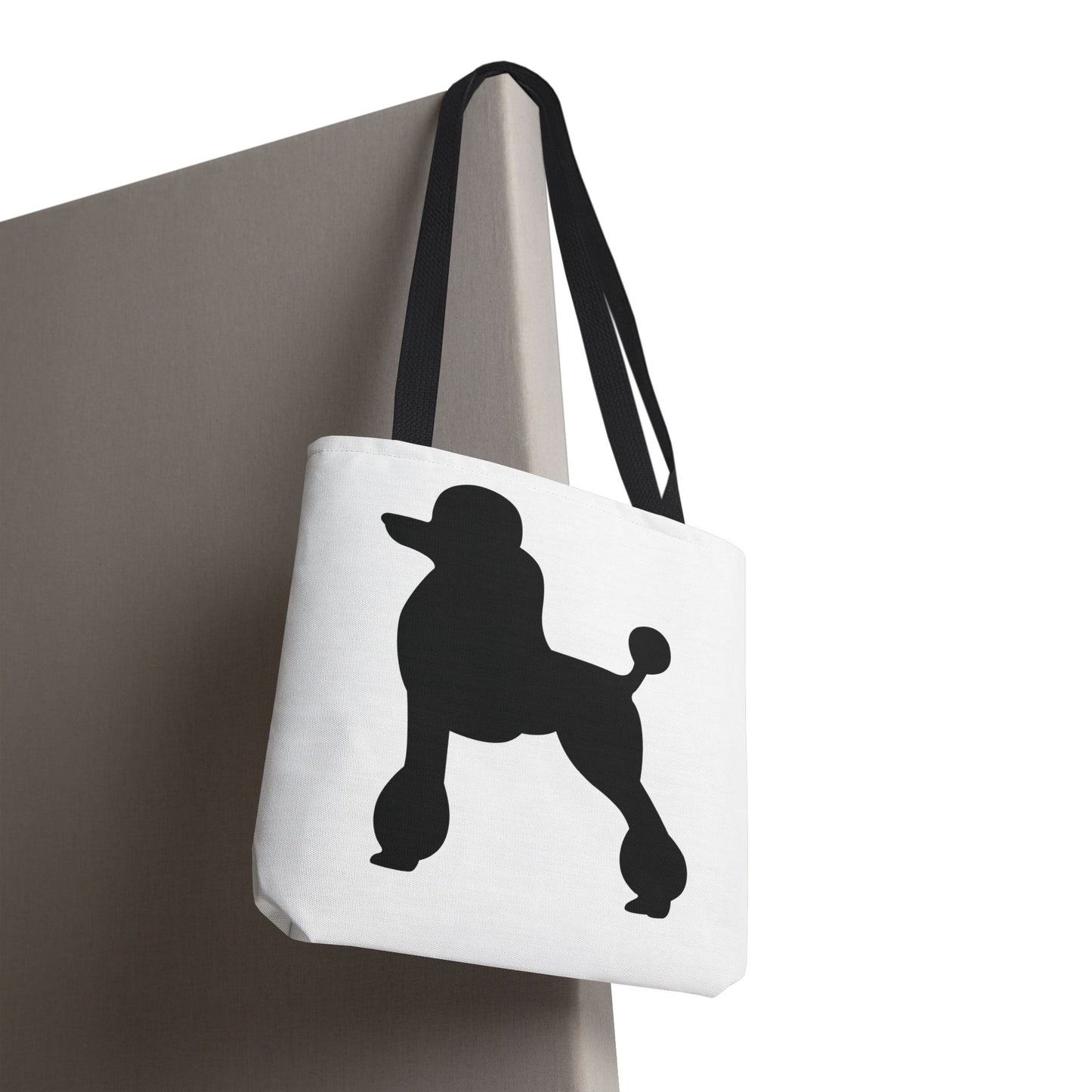 Poodle Silhouette Tote Bag