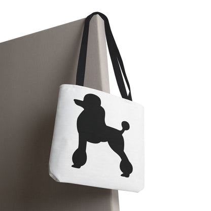 Poodle Silhouette Tote Bag