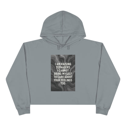 Raising Teenagers Women's Crop Hoodie