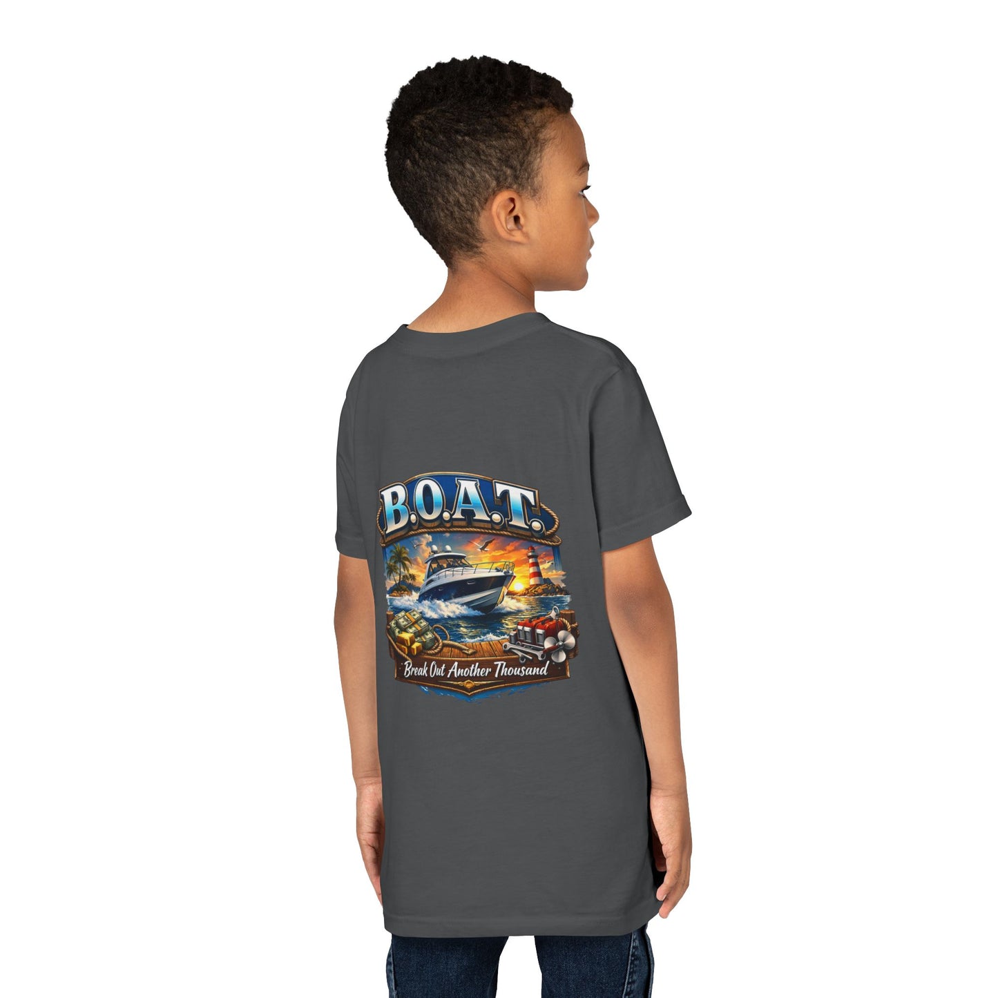 B.O.A.T. Youth Unisex Short Sleeve Crewneck Tee