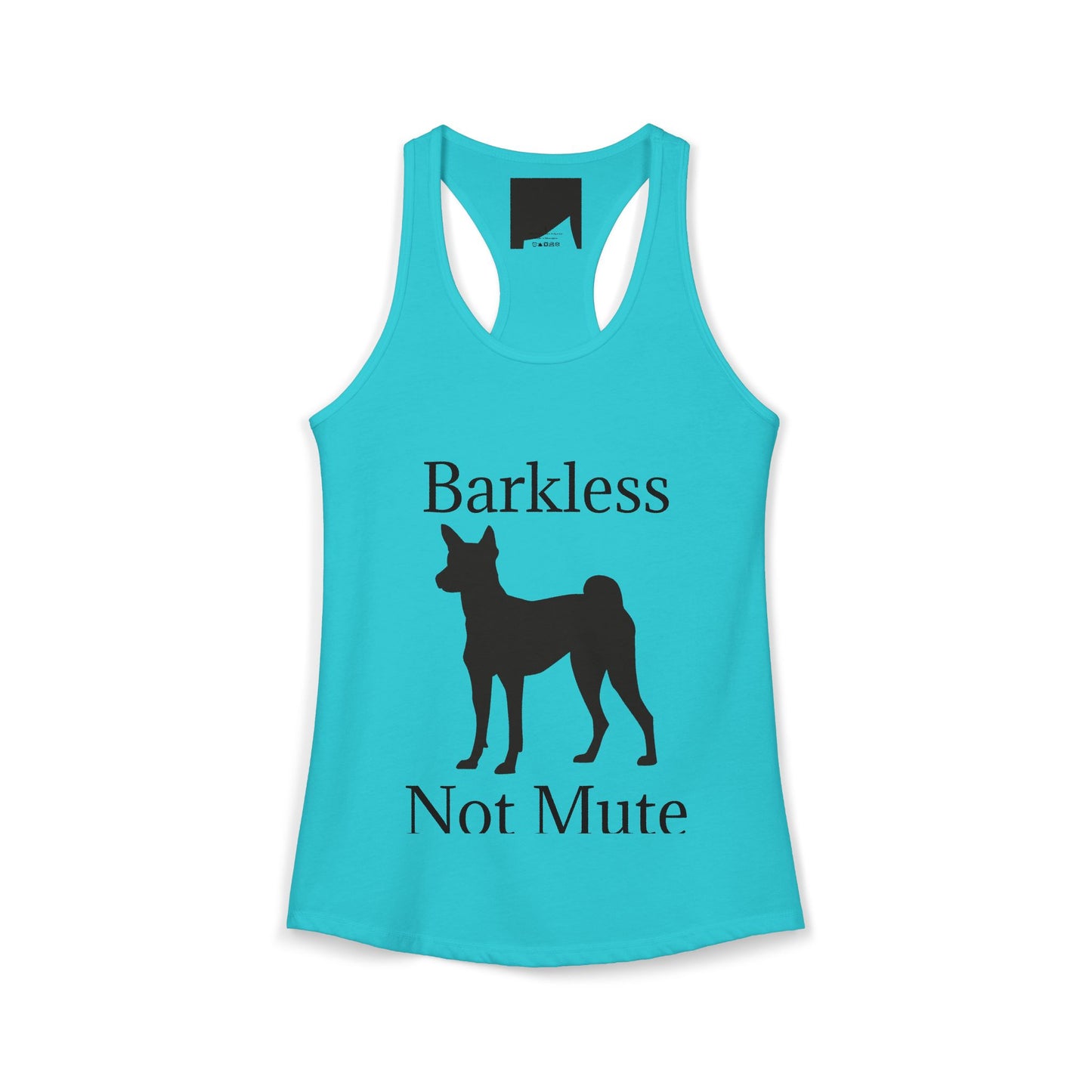 Barkless Not Mute Women's Racerback Tank