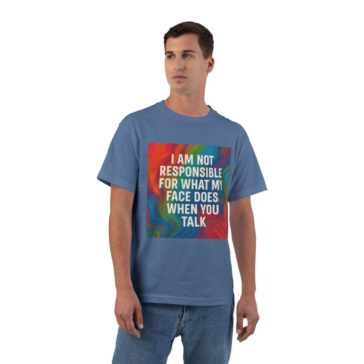 When You Talk Men's Short-Sleeve Crewneck Tee