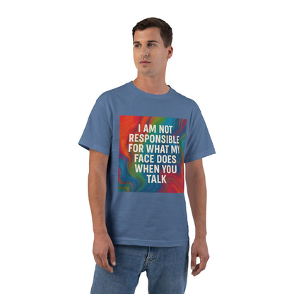 When You Talk Men's Short-Sleeve Crewneck Tee