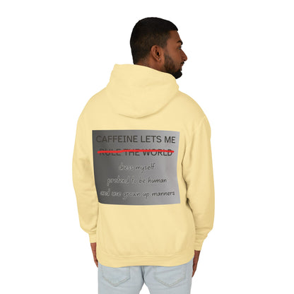 Caffiene Lets Me Unisex Lightweight Hoodie